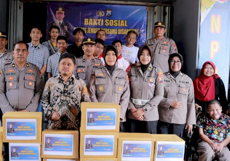 Perpenca Beri Apresiasi Polres Jember Sentuh Hati Disabilitas dan ODGJ